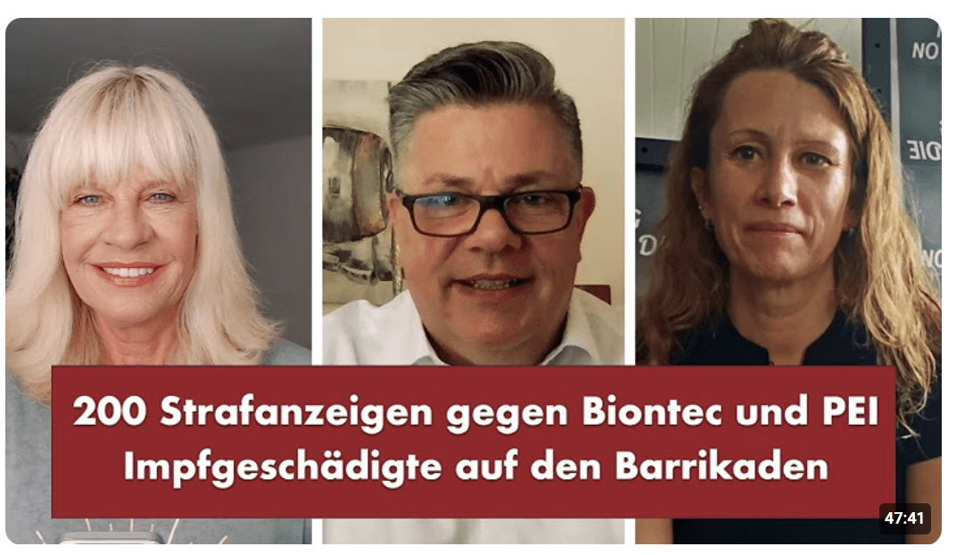 200 Strafanzeigen gegen Biontec und PEI – Punkt.PRERADOVIC mit Katharina König u. Tobias Ulbrich