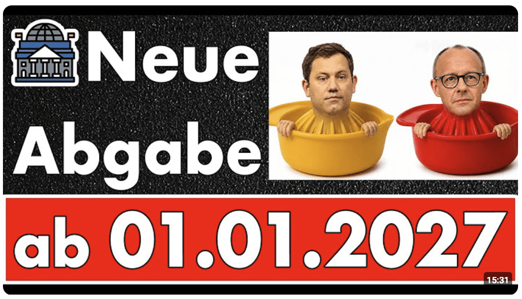 Abzocke 2027: Neue Umlage kommt – und die Einordnung aus dem Ministerium ist peinlich!