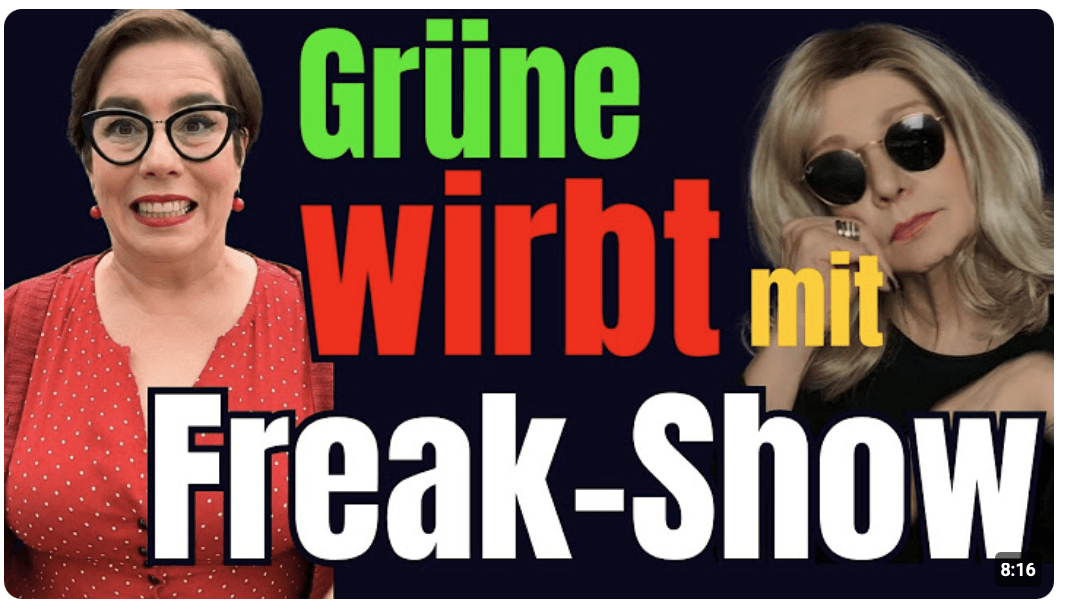 Grüne werben mit Freak-Show in Sachsen-Anhalt