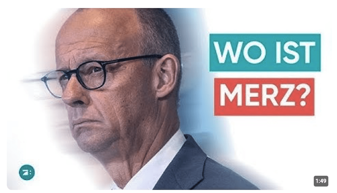 Wo steckt Friedrich Merz? Kanzler seit Wochen öffentlich unsichtbar