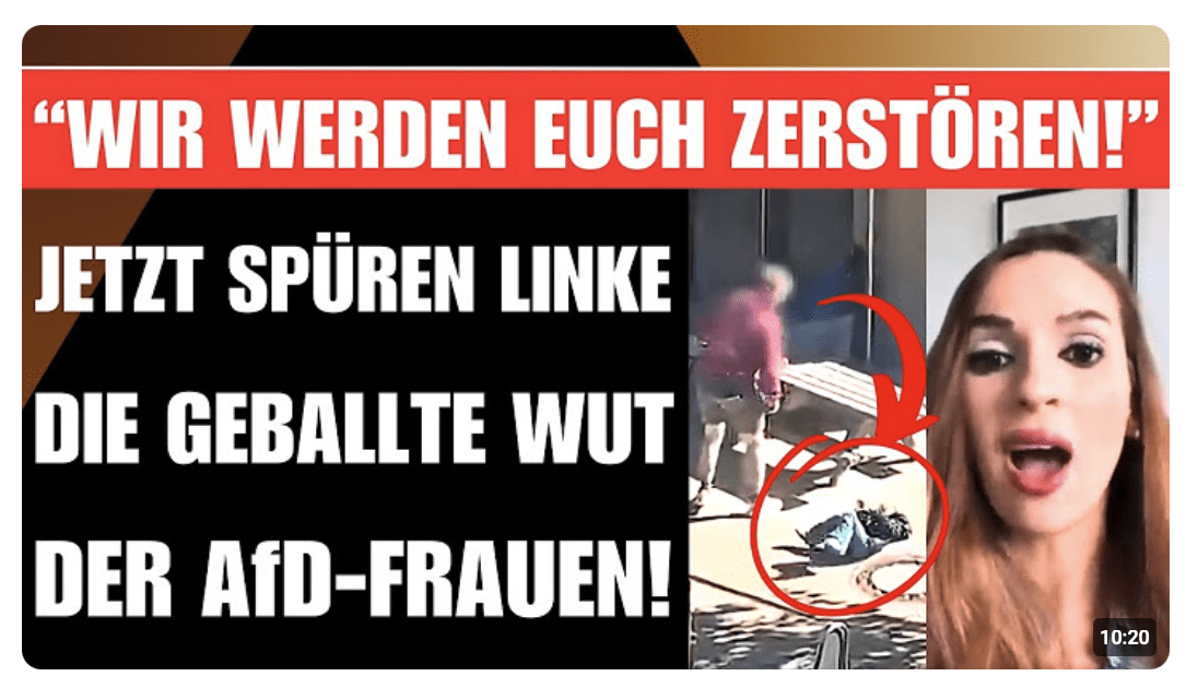 AfD-FRAUEN WERDEN UNAUFHALTBAR   VIDEO LÖST KETTENREAKTION AUS   ENXHI IST NICHT ZU STOPPEN!
