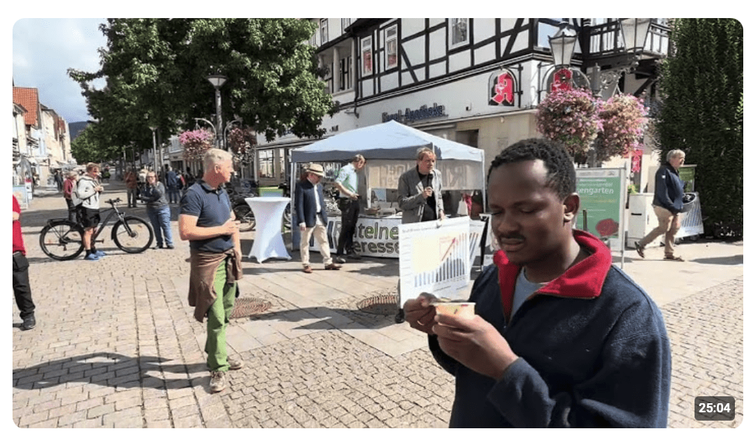 Wahlkampf mit Prof. Neuhäuser in meiner Stadt. Rot grüne Politik bringt uns um!