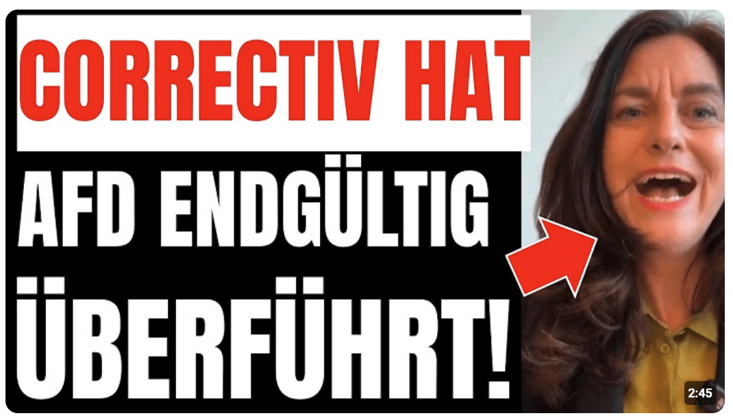AFD AM ENDE! Correctiv hat die PARTEI endgültig ÜBERFÜHRT!