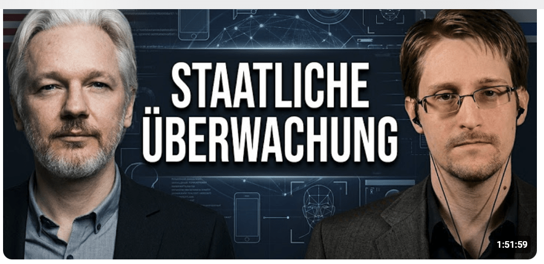 Snowden & Assange warnten: Der Überwachungsstaat wächst weiter