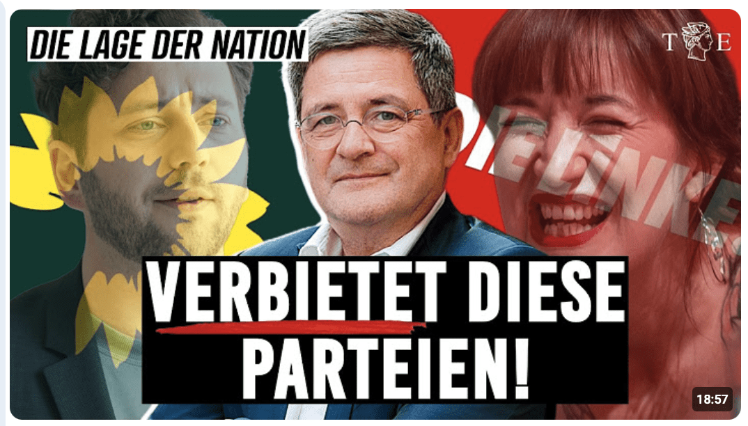 Erschießungen, Verarmung, Antidemokratie: Verbietet diese Parteien | Lage der Nation, Roland Tichy