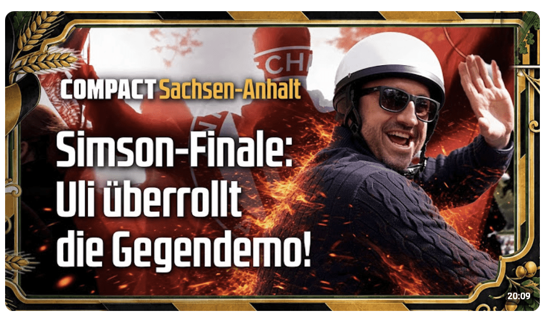 Simson-Finale: Uli überrollt Gegendemo!
