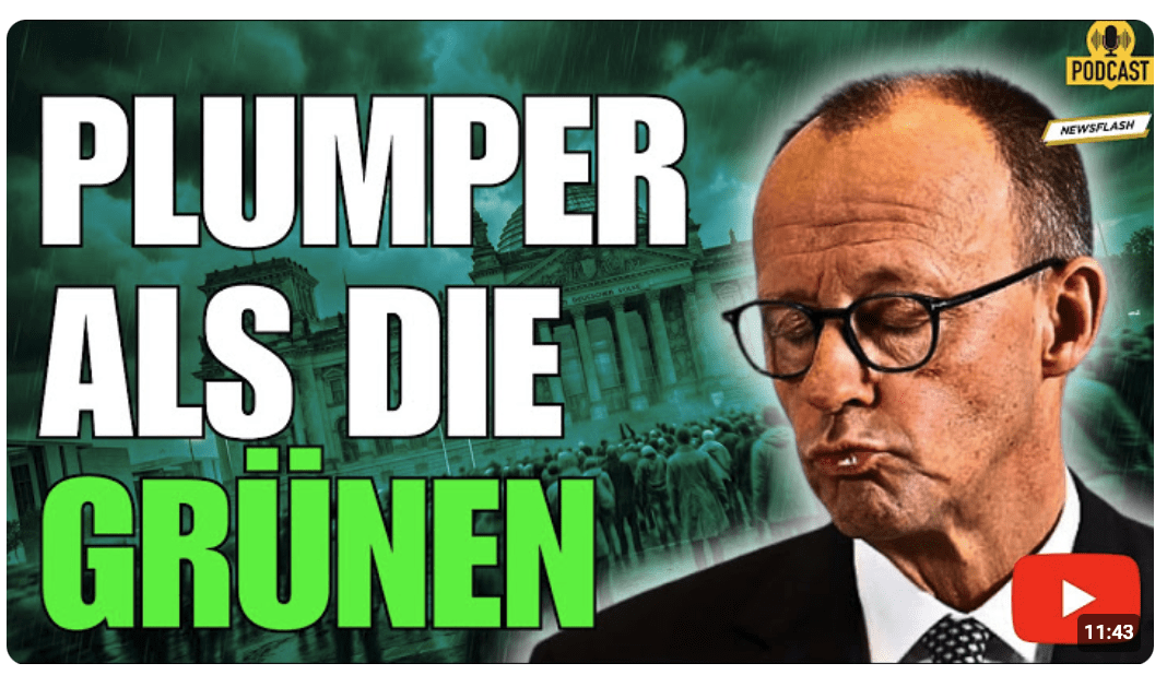 Merz ist der Obergrüne Schulze im Fettnapf Amann und der Linksstaat