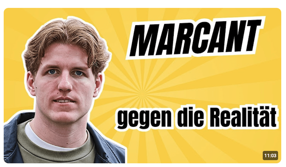 Marcant interviewt die Realität und der Wahnsinn zieht durchs Land
