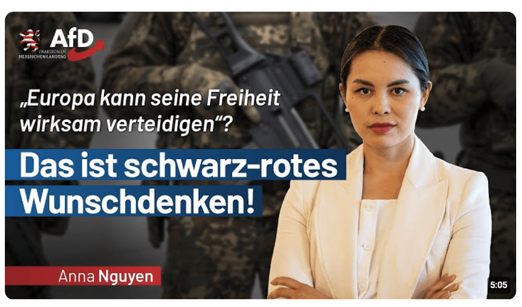 „Europa kann seine Freiheit wirksam verteidigen“? Das ist schwarz-rotes Wunschdenken!