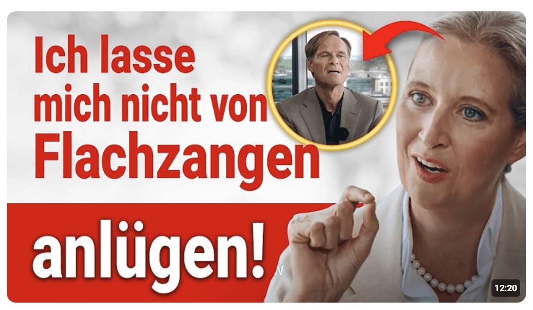 Alice Weidel: „Die DNA der CDU ist die Lüge!“