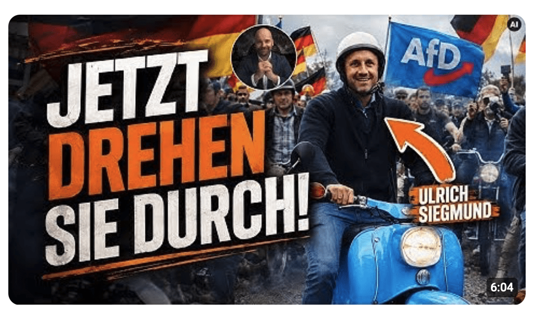 Skandal um Ulrich Siegmund (AfD): Jetzt ist sogar sein Moped politisch?!