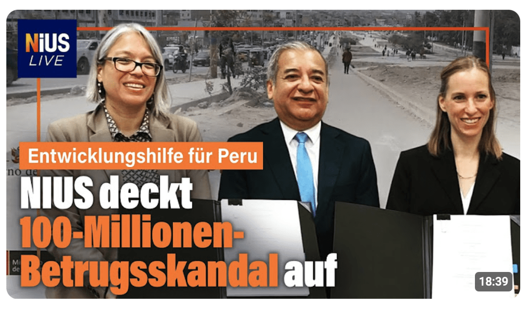 So verschwendet Deutschland 100 Millionen Steuergelder in Peru