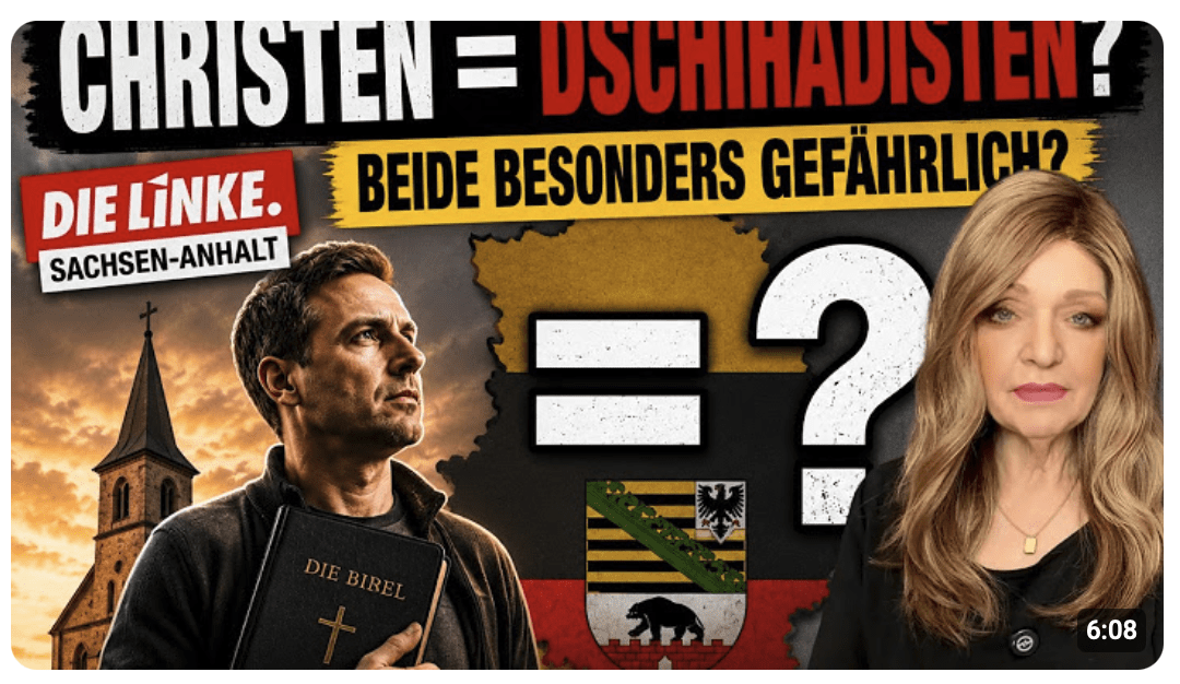 Linke sorgen für einen Aufschrei – Christen so gefährlich wie Dschihadisten?
