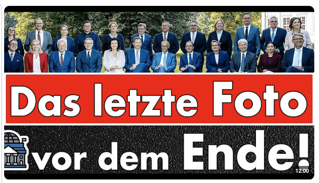Friedrich Merz hinter Gittern: Leere Gasspeicher, kranke Ministerin – das letzte Clown-Theater!