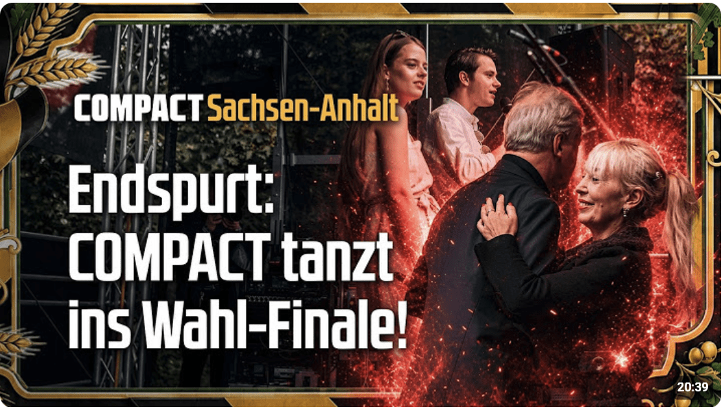 Wahl-Finale: COMPACT feiert Sommerfest!