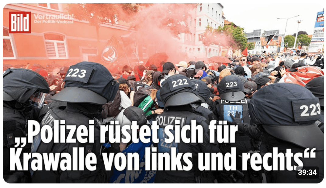 AfD-Hochburg Sachsen-Anhalt: Polizei warnt vor Krawallen nach der Wahl | Vertraulich