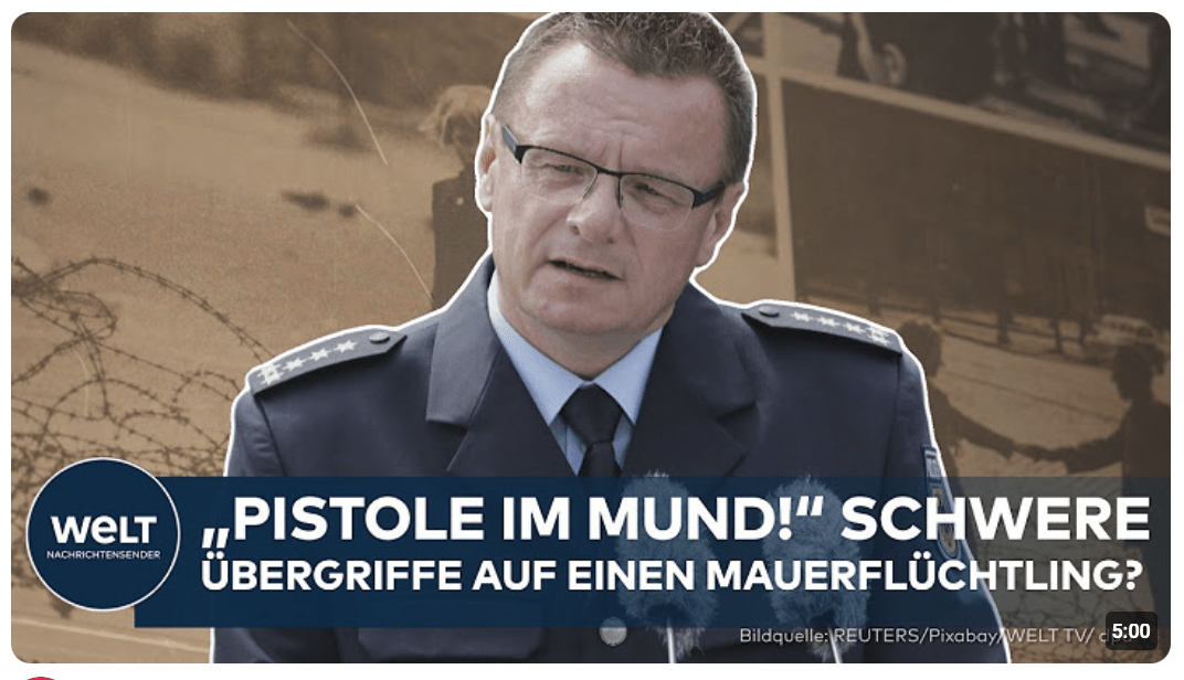 DEUTSCHLAND: „Mit der Pistole im Mund!“ Knabe über schwere Vorwürfe gegen GdP-Vize Hüber