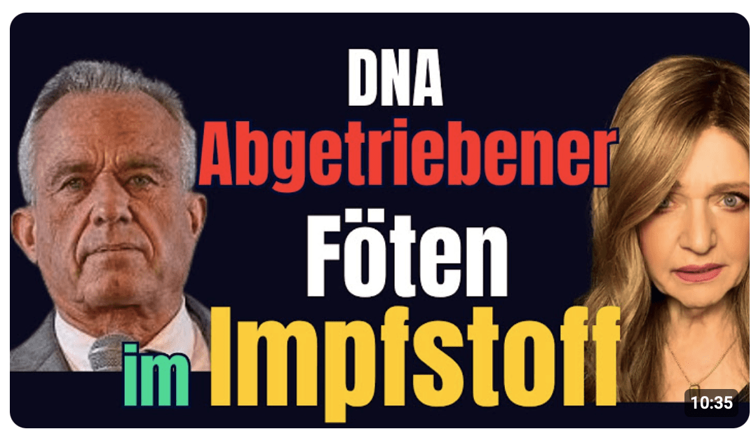Robet F Kennedy macht unfassbare Forschungspraxis publik