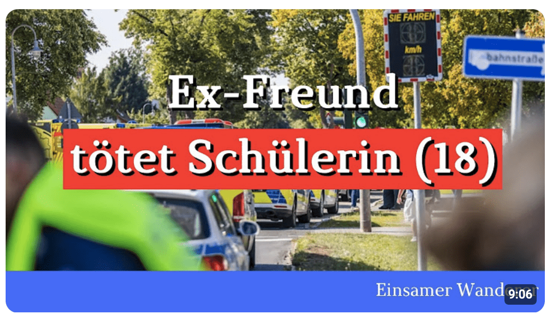 Ex-Freund (19) tötet Schülerin (18) und Mann (30), der ihr helfen will an Schule #Gosen-Neu Zittau