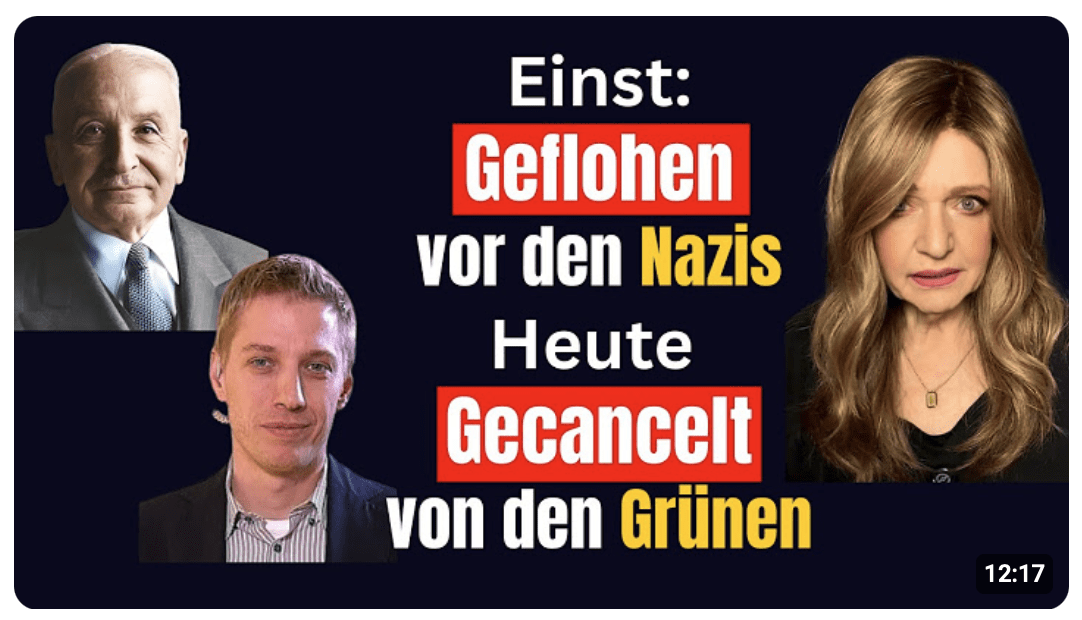 Nach der Flucht vor den Nazis folgt der Shitstorm der Grünen