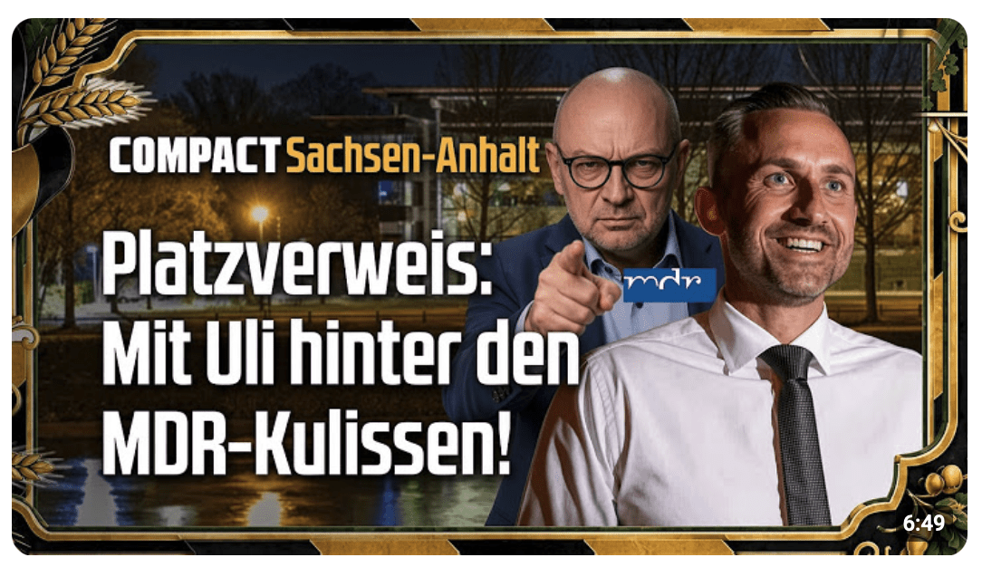 Platzverweis: Mit Uli hinter den MDR-Kulissen!