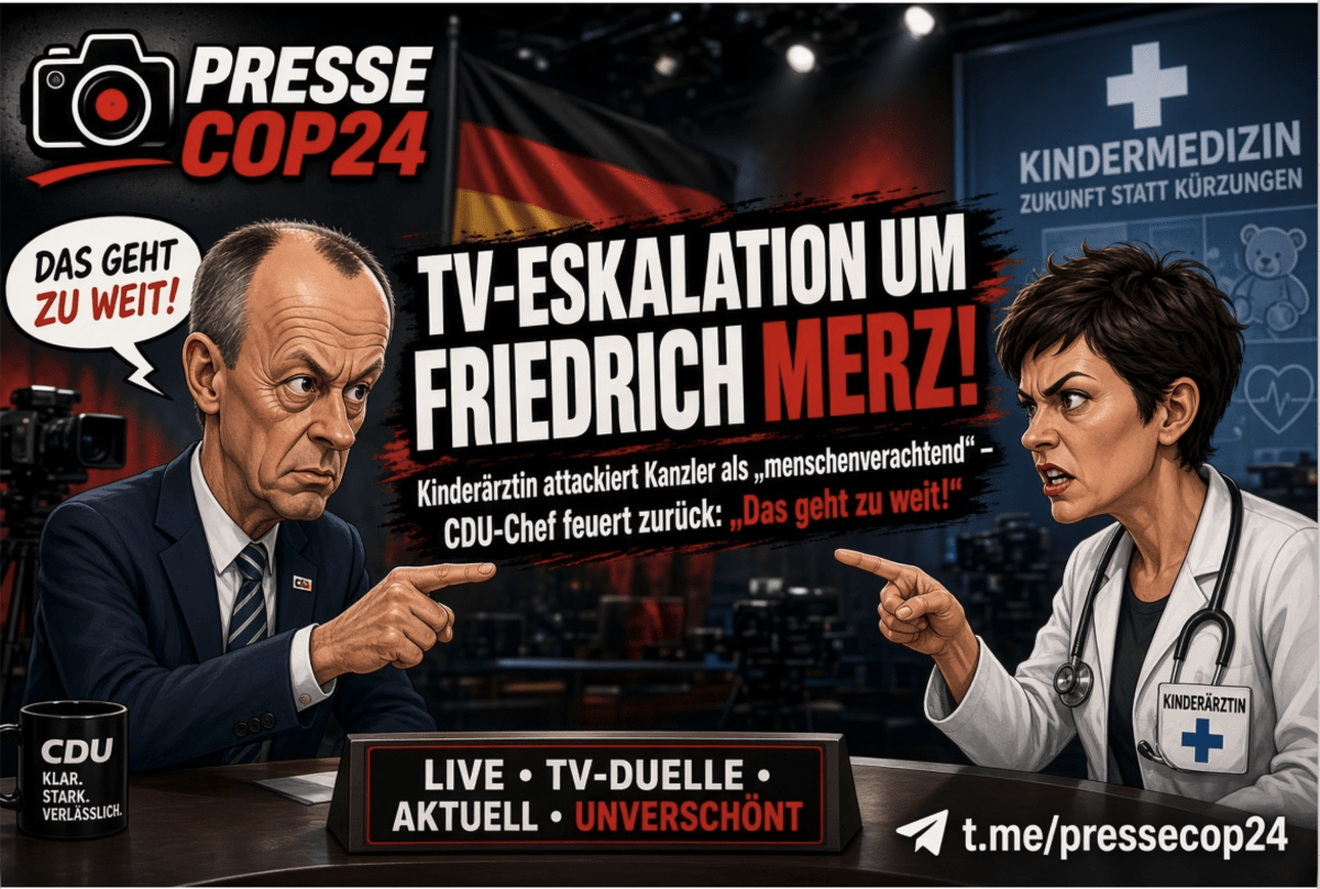 TV-ESKALATION UM FRIEDRICH MERZ! Kinderärztin attackiert Kanzler als „menschenverachtend“ – CDU-Chef feuert zurück: „Das geht zu weit!“