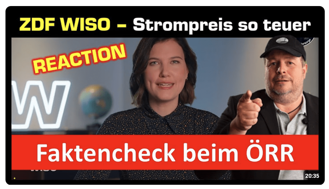 ZDF WISO – Warum Strom in Deutschland so teuer ist? Wer kassiert? – Reaction