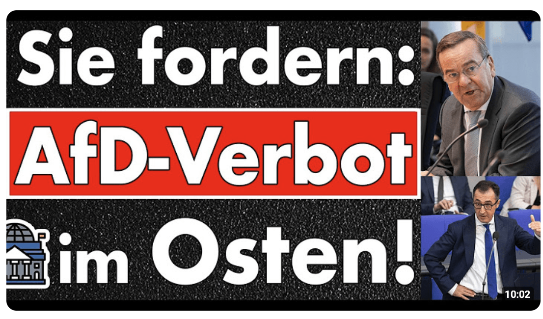 Minister & Ministerpräsident fordern AfD-Parteiverbot wegen der NSDAP – diese wurde aber verboten!
