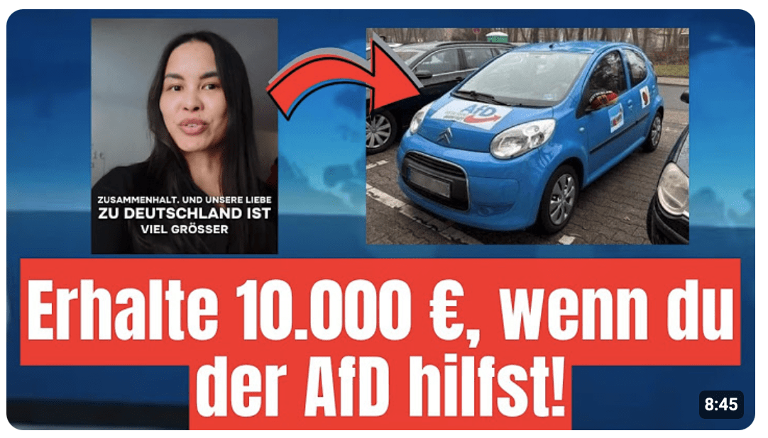 Unglaubliches Angebot der AfD: Wer den richtigen Tipp gibt, bekommt 10.000 €! 