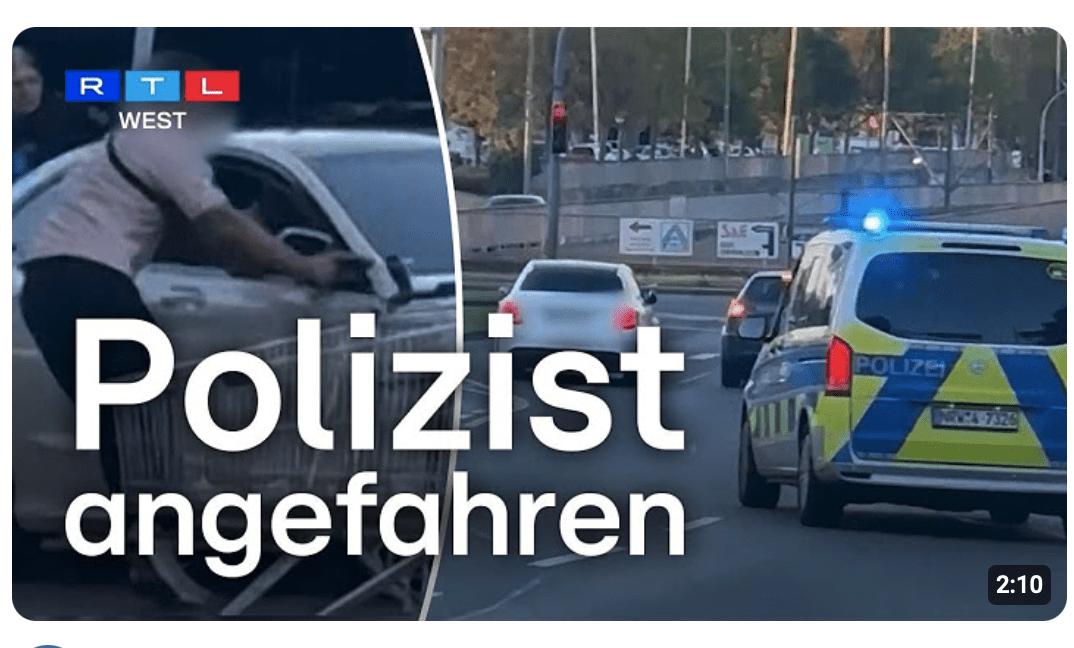 Polizist angefahren – wilde Verfolgungsjagd durch Dortmund endet mit Flucht | RTL WEST
