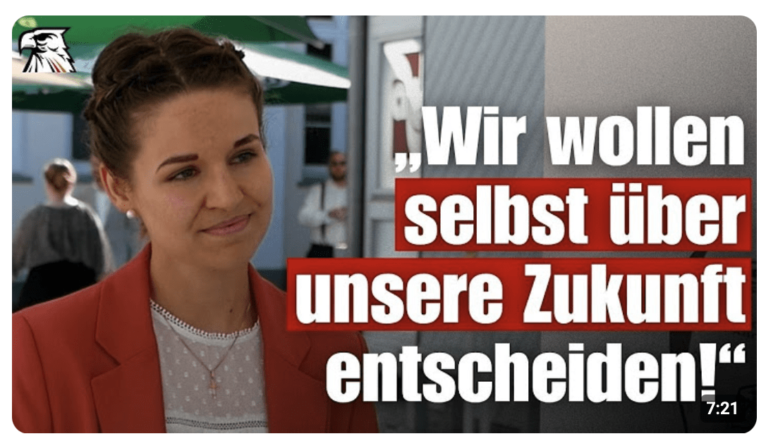 „Wir wollen selbst über unsere Zukunft entscheiden!“ – Melanie Mair