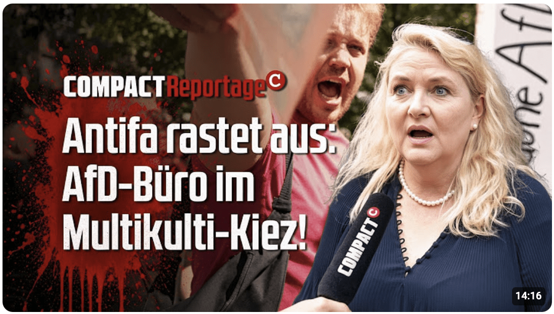 Antifa rastet völlig aus! AfD-Büro in Neukölln