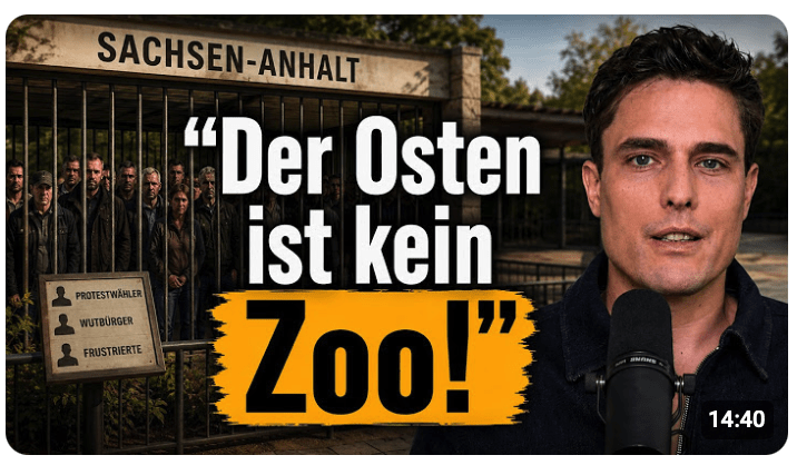 SACHSEN-ANHALT: „Der Osten ist kein Zoo!“