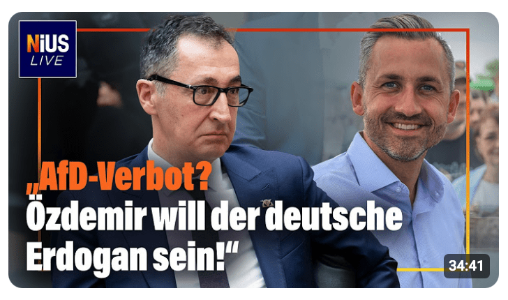 AfD-Verbot: „Was Özdemir und Pistorius fordern ist kriminell!“ |