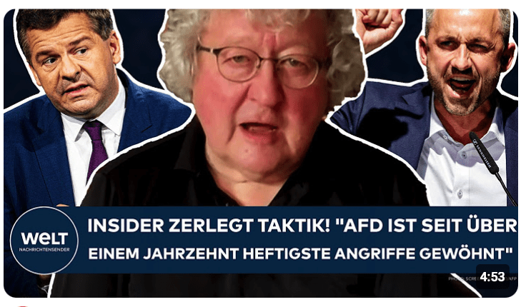 DEUTSCHLAND: Insider zerlegt Taktik! „AfD ist seit über einem Jahrzehnt heftigste Angriffe gewöhnt“
