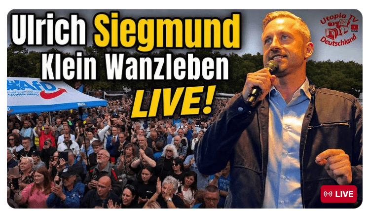 LIVE   Ulrich Siegmund   Bürgerdialog & Familienfest Klein Wanzleben Landtagswahl 2026 AfD