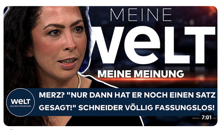 DEUTSCHLAND: Merz? „Nur dann hat er noch einen Satz gesagt!“ Anna Schneider völlig fassungslos!
