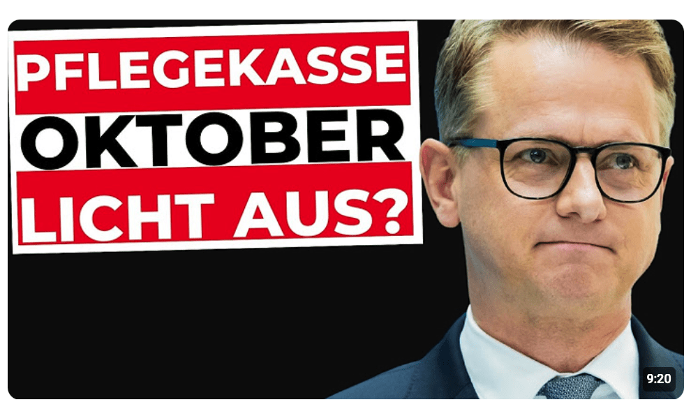 PFLEGEKASSE GELD ALLE: Milliarden-Loch, das dir verschwiegen wird | Pflegekasse in der KRISE!