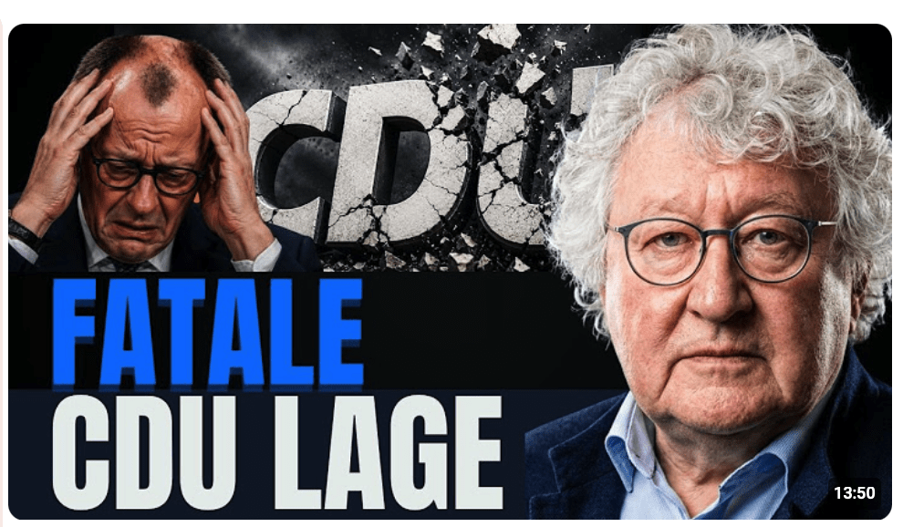 „Selber schuld“! Werner Patzelt rechnet mit Merz CDU & Linke ab!