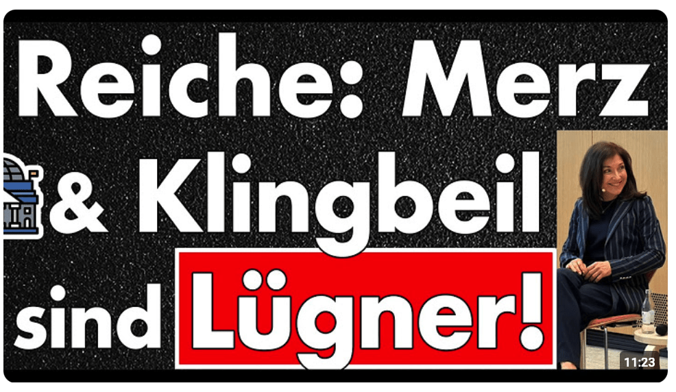 Merz wird Reiche entlassen! Ministerin wirft Kanzler & Finanzminister Steuererhöhung vor also Lügen!
