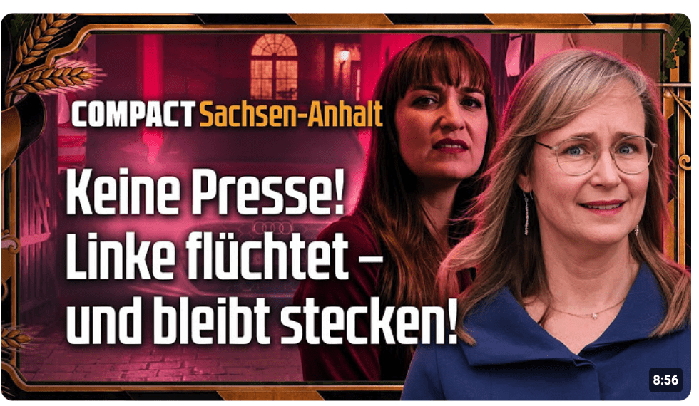 Fetter Audi: Linke flüchtet – und bleibt stecken!