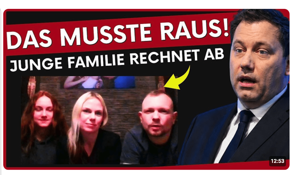 DAS SITZT! Junge Familie sagt LIVE, was Millionen längst denken