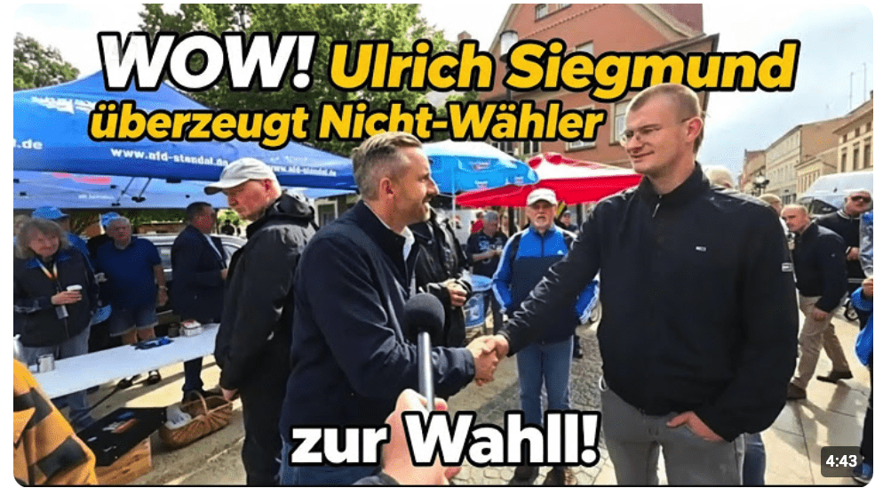 Nichtwähler aufgepasst! Siegmund überzeugt zur Wahl!