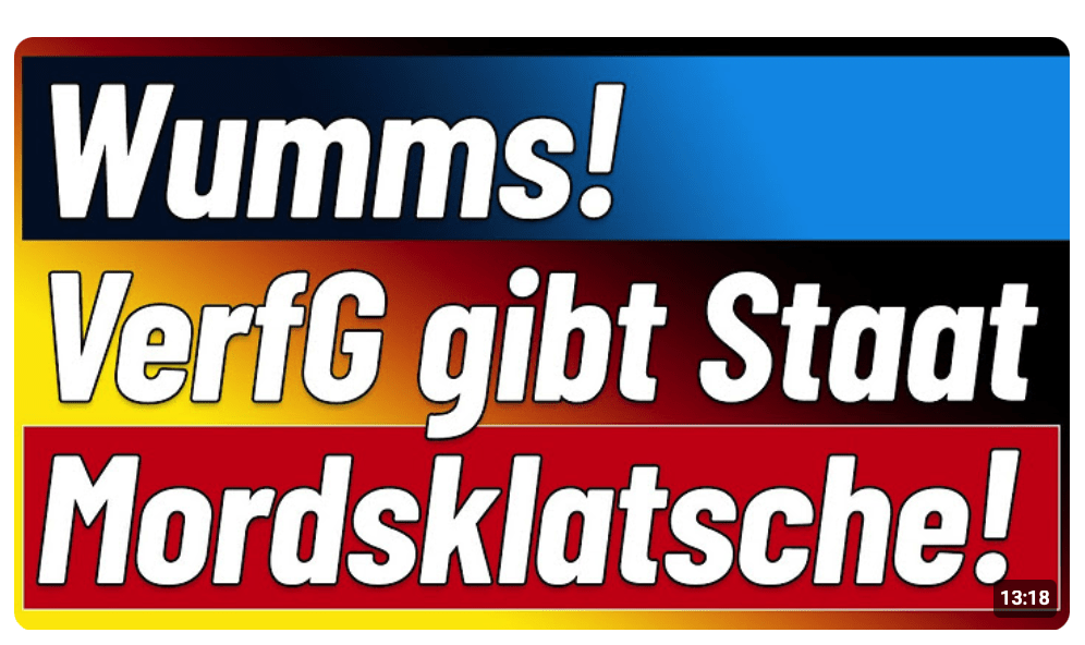 BKA, Richter und Staatsanwalt in Komplott verstrickt! Nun teilt das VerfG ordentlich aus!
