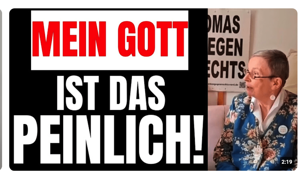 OMAS GEGEN RECHTS schießen den Vogel ab in SACHSEN-ANHALT!