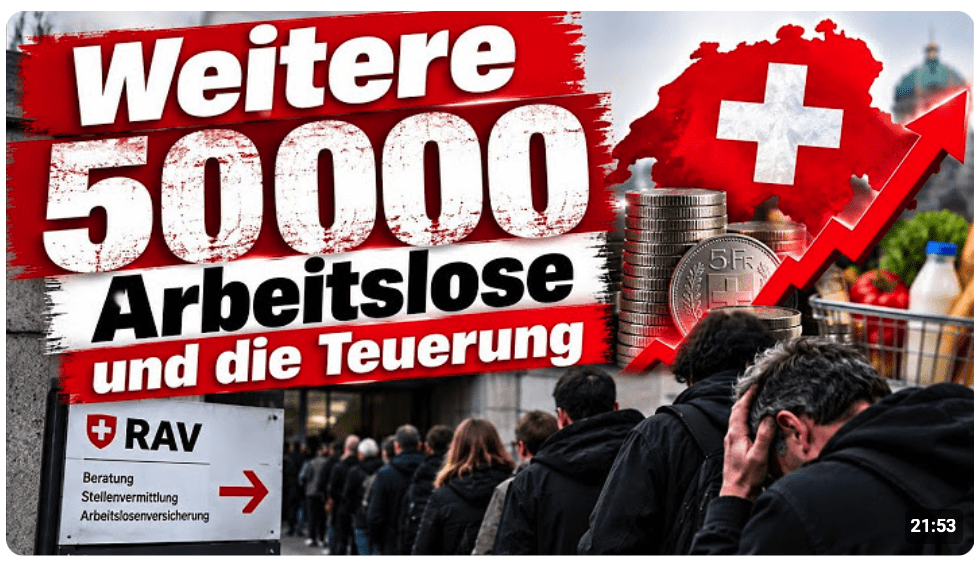 Weitere 50000 Arbeitslose und die Teuerung