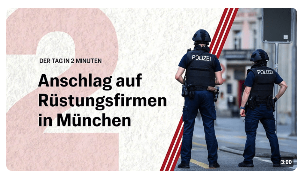 Brandsatzattacke in München: Zwei Verdächtige festgenommen | Der Tag in 2 Minuten