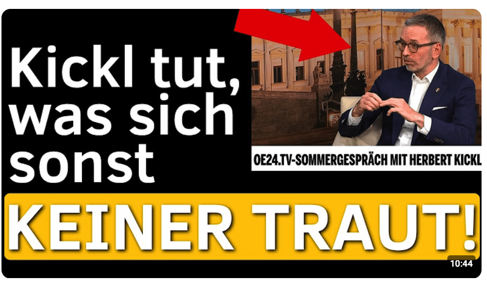 DESWEGEN treibt Kickl die Medien gerade zur Weißglut!