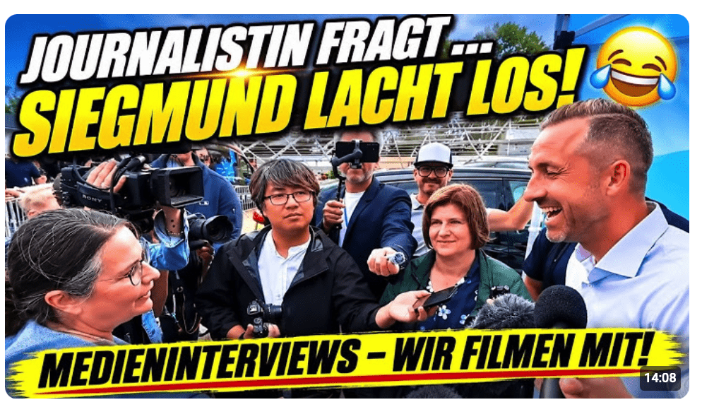 Ulrich Siegmund muss bei DIESER Frage lachen!   ÖRR & Medien interviewen AfD Politiker in Magdeburg