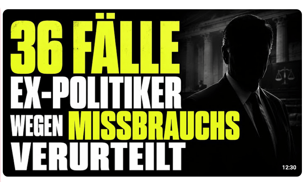 36 FÄLLE: EX-SPD-POLITIKER WEGEN MISSBRAUCHS VERURTEILT